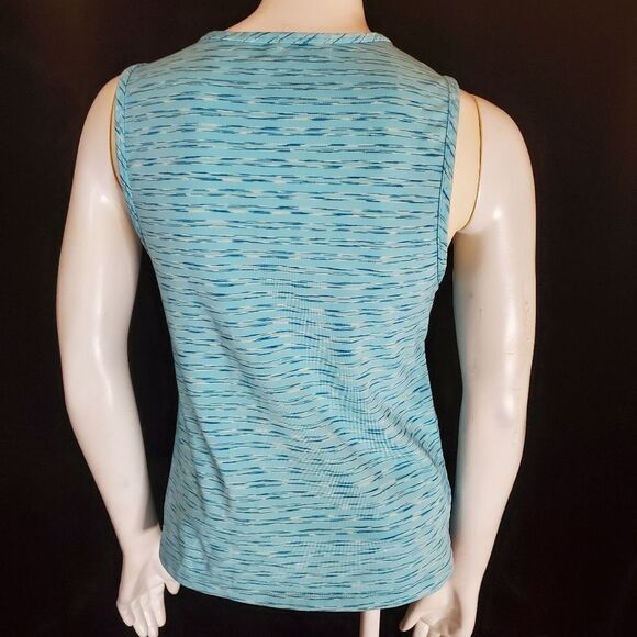 Champion C9 Blue Striped Tank Top (L) - Picture 4 of 5